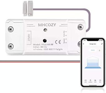 MHCOZY WiFi Wireless Smart Switch Relay Module for Smart Home 5V/12V，WiFi Momentary and Self-Locking Relay,Be Applied to Access Control, Add WiFi Remote to Garage Door (WiFi Garage Door Opener)