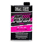 Muc-Off Air Filter Oil, 1 Litre - Advanced Motorcycle Oil for Foam Air Filters - Engine Filter Oil for Motocross, MX, Dirt Bikes