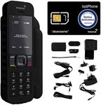 BlueCosmo Inmarsat IsatPhone 2.1 Satellite Phone Kit (SIM Included), unlocked - Global Coverage - Voice, SMS, GPS Tracking, Emergency SOS - Prepaid and Monthly Service Plan Options