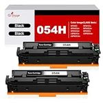 2*Black CRG-054H Compatible Toner Cartridge Replacement for Canon 054 054H CRG-054 CRG-054H Work with Canon Color ImageClass MF642Cdw MF644Cdw MF640C LBP622Cdw (CRG-054H Black,2 Combo Pack)