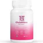 TBT The Body Temple L-Glutathione for Healthy & Radiant Skin for Men & Women with Vitamin C & E for Immune Support (60 Capsules Pack of 1)