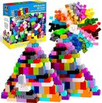 Strictly Briks Compatible with Lego Duplo Toy Large Building Blocks for Kids and Toddlers, Big Bricks Gift Set for Ages 3 and Up, 100% Compatible with All Major Brands, Rainbow Colors, 204 Pieces