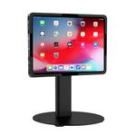 Mount-It! Universal Tablet Stand with Tilt, Anti-Theft Retail iPad POS Kiosk Stand, Fits Tablets from 9.7" to 13" Screen Size, 90° Rotation for Portrait and Horizontal Viewing, Durable Steel, Black