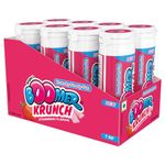 Boomer Krunch Chewing Gum | Strawberry Flavour Bubble Gum | Long-Lasting Taste & Fun | Pocket-Friendly & Easy to Carry Tube | Show Box Pack |230.4 g