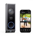 eufy Security Video Doorbell E340 (Battery Powered), Dual Cameras with Delivery Guard, 2K Full HD and Color Night Vision, HomeBase S380 Compatible, No Monthly Fee
