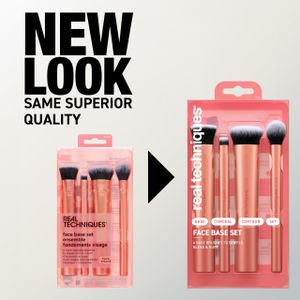 Real Techniques Face Brush Kit – Makeup Brushes for Foundation & Blending