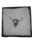 Highland Cow lapel pin, Designed and handmade in Scotland by SJH Designs