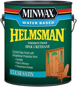 Minwax 710520000 Water Based Helmsman Spar Urethane, gallon, Satin