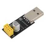 xcluma CH340 USB to ESP8266 Serial Wireless WiFi Module Adaper Board CH340 ESP-01 Development Microcontroller