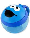 Skip Hop x Sesame Street Baby Snack Container, Toddler Snack Cup- Cookie Monster