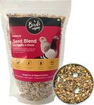 The Birds Company Premium Seed Blend of 8 Grains & Nuts, Fortified with Spirulina, Bird Food for Pigeons & Doves, 450 g