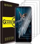 QULLOO Screen Protector Compatible with Huawei Honor 20 Pro/Honor 20/Nova 5T, [Pack of 3] 9H Tempered Glass Screen Protector HD Screen Protector Anti-Scratch Film Mobile Phone Glass Film