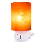 Betus [Natural Crystal] Himalayan Salt Wall Lamp - Air Purifying Night Light - 360¡ã Rotatable Plug 7W Bulb - Cylindrical