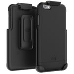 Encased Belt Case Designed for iPhone 6/6S (SlimShield Series) Protective Grip Cover w/Holster Clip (Smooth Black)