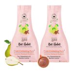 Nat Habit Face Scrub Cinnamon Nashpati Radiance Exfoliating Mura For Tan, Deep Cleansing, Pigmentation & Blemish Control, Chemical Free (Pack of 2 x 25 gm)