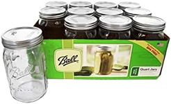 Ball Wide Mouth Glass Mason Jars wi