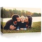 Personalized photo custom home canvas print, custom canvas print with your photo for your kids/pet/family, custom canvas wall art(14x11in)