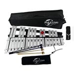 Professional Glockenspiel 30 Notes Aluminum Bars Children Educational Percussion Musical Instrument with Mallet and Carrying Bag