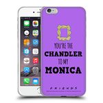 Head Case Designs Officially Licensed Friends TV Show BFF Quotes Soft Gel Case Compatible With Apple iPhone 6 Plus/iPhone 6s Plus