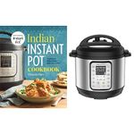 Instant Pot DUO Plus 8 Qt 9-in-1 Multi- Use Programmable Pressure Cooker, Slow Cooker, Rice Cooker, Yogurt Maker, Egg Cooker, Sauté, Steamer, Warmer, and Sterilizer and Indian Instant Pot Cookbook
