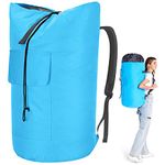 Laundry Bag Backpack Extra Large, Dorm Room Essentials for College Students, 115L College Laundry Bag for Boys & Girls, Durable BackdApartment, Laundromat