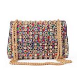 VESONNY Sparkling Rhinestone Evening Purse - Rhinestones Evening Bag Evening Clutch Purse, Ideal for Weddings, Parties, and Elegant Affairs