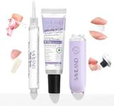 SAVILAND Solid Nail Glue Gel: 20g Gel Nail Glue and Nail Glue Remover for Press ons U V Nail Lamp Super Strong Hand-Free Nail Glue for Nail Tips Press-on Nail Remover Pen X Gel Glue Beginner Friendly