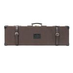 Tourbon Vintage Canvas Shotgun Gun Case Hard with Soild Brass Lock - Brown (Dark Brown)