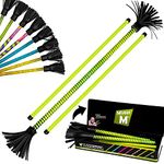 Mister M Ultimate Flowerstick Juggling Kit - Flower Sticks Set - Portable Handstick Set - Collapsible Sticks - Perfect for Circus Performers and Juggling Enthusiasts of All Levels