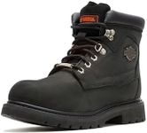 Harley-Davidson Men's Badlands Leather Motorcycle Casual Boot, Black, 11
