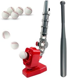 Playhiland Kids Auto Baseball Pitching Machine, Outdoor Sports Toys for Kids Ages 5, 6, 7, 8, 9, 10, 11, 12, Adjustable Angles Electronic Baseball Training Equipment & Batting Practice Toys for Youth