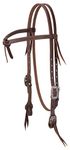 Weaver Leather unisex adult Working Tack Futurity Knot Browband Headstall, Floral, 1 Count Pack of US