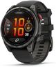 Garmin fēnix® 8 Pro, 51mm, AMOLED Display, Premium Connected Multisport GPS Smartwatch, inReach® Technology, Sapphire, Carbon Gray DLC Titanium with Black/Pebble Gray Silicone Band