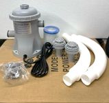 ANM SALES JY-051 Pool Filter Pump, Summer Swimming 300gallons Above Ground Pool Filter, 220v Electric Circulation Whirlpool Pump for Children's Inflatable Swimming Pool, Bracket Pool. 16W