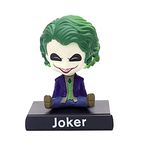 Ozzo Plastic Joker Bobblehead Action Figure Toy | Pvc Action Figurine | Model Super Hero Toys Bobble Head ( Joker Purple Suit, Pack of 1, 099)