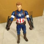 LitTOLS 11.5Inch Captain America Action Figure Toys with Light and Sound Feature for Boys & Girls | Legends Infinity War