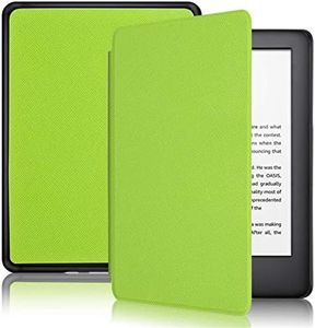 Solid Color Case for Kindle Voyage Released in 2014, Not Suitable for Other Devices. Cross Texture Protective Case with Automatic Wake-Sleep Function