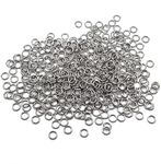 2000Pcs 6mm Stainless Steel Jump Rings 18 Gauge Metal O Rings Close but Unsoldered Single Loop Connector Rings for Jewelry Necklaces Bracelet Earrings Keychain DIY Making