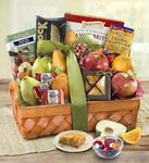 Kosher Fruit & Sweets Deluxe Gift Basket-Premium Quality Taste Gourmet Present