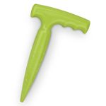 Milifox 6.9 inch Plastic Sow Dibbler - Garden Hand Dibber with Handle - Bulb Planter Tool for Gardening - Seed Planter Tool for Sowing Seeds,Planting Bulbs,Digging(Light Green)