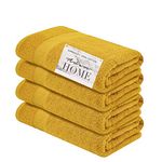 Adam Home Soft Cotton 600 GSM Thicker & Heavier Towels Set - Bath Towels, Bath Sheets, Hand Towels - High Absorbent Quick Dry - Ideal Quality For Home, Spa and Hotel - PACK OF 4