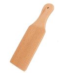 Professional Gnocchi Garganelli Wood Paddle Slanted Ridge Board Pasta Maker,Pasta Maker Gnocchi Board Wooden Butter Paddles for Kneading Dough and Making Pasta