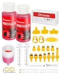 CYCTRAVEL Brake Bleed Kit for Shimano, TEKTRO Hydraulic Disc Brakes, Including High Performance Mineral Brake Fluid (120ml).