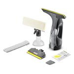 Kärcher Window Vac WV 5 Anniversary Edition, Battery Running Time: 35 min, 3 Stage LED Display, 2 Suction Nozzles, Spray Bottle with Microfibre Cloth, 20 ml Window Cleaner Concentrate