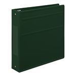 Carstens 2- Inch Heavy Duty 3-Ring Binder - Side Opening, Forest Green