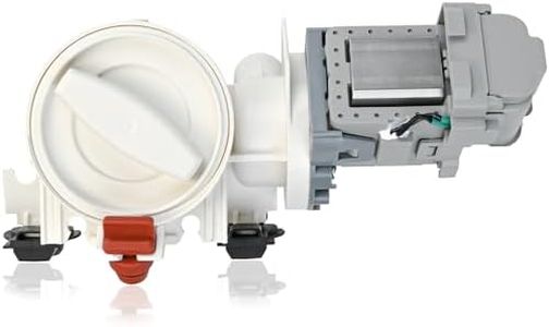 Upgraded 280187, 8181684 Front Load Washer Drain Pump Filter Assembly (OEM) Compatible with kenmore HE, whirlpool Dute, maytag, kitchenaid, amana Washing Machine (Some Models).3-Year Warranty