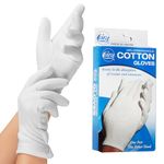 CARA Hypoallergenic Moisturizing Cotton Gloves, Extra Large, 1 Pair