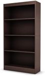 South Shore 4-Shelf Bookcase Chocol