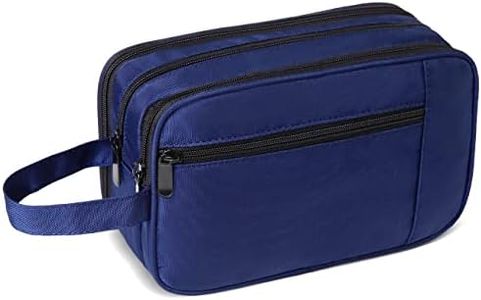 Toiletry Bag for Men and Women, VASCHY Travel Toiletry Bag Lightweight Hanging Wash Bag Water Resistant Shaving Dopp Kit for Cosmetic, Gym, Camping Blue