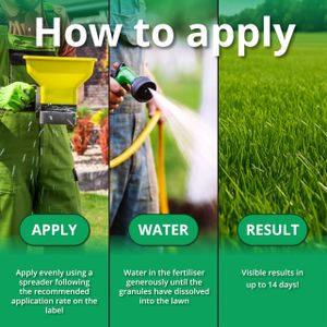 A1 Lawn 4-in-1 Double Strength Feed, Weed & Moss Killer – 10kg, High Iron